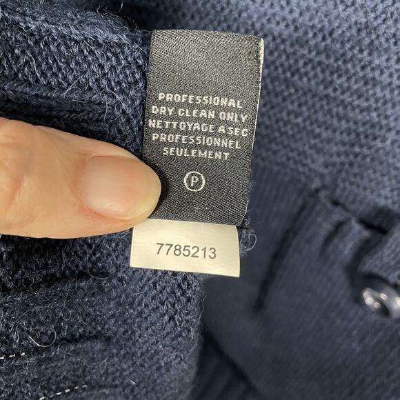 Tibi New York Sweater Dress Size Medium Navy Merino Wool Alpaca Knit Career - Picture 11 of 11